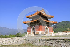 Chinese ancient architecture in the Eastern Royal Tombs of the Q