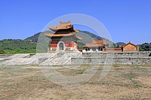 Chinese ancient architecture in the Eastern Royal Tombs of the Q