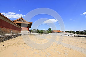 Chinese ancient architecture in the Eastern Royal Tombs of the Q