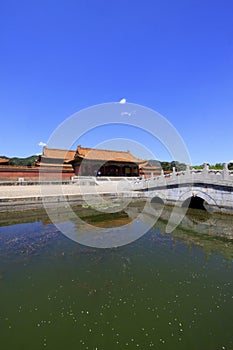 Chinese ancient architecture in the Eastern Royal Tombs of the Q