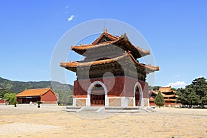 Chinese ancient architecture in the Eastern Royal Tombs of the Q