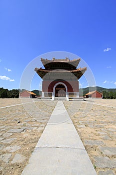 Chinese ancient architecture in the Eastern Royal Tombs of the Q