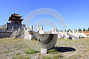 Chinese ancient architecture in the Eastern Royal Tombs of the Q