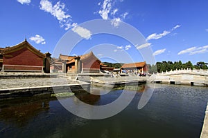 Chinese ancient architecture in Eastern Royal Tombs of the Qing photo