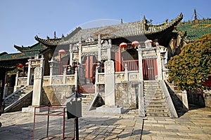 Chinese ancient buildings in Henan, China.