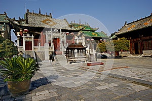 Chinese ancient buildings in Henan, China.