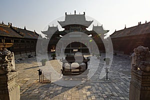 Chinese ancient buildings in Henan, China.