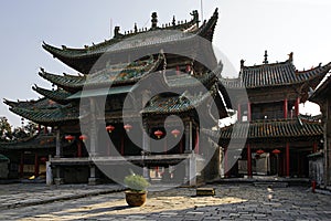 Chinese ancient buildings in Henan, China.