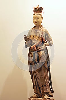 Chinese ancient clay figure photo