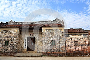 Chinese ancient folk houses in countryside