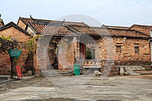 Chinese ancient folk houses in countryside