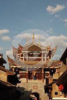 Chinese ancient gate tower