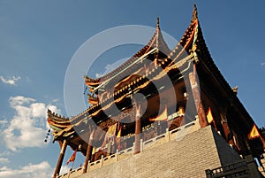 Chinese ancient gate tower