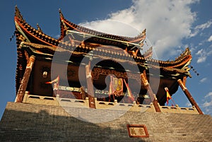 Chinese ancient gate tower