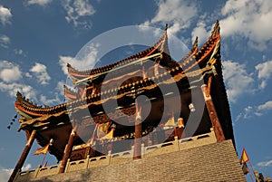 Chinese ancient gate tower