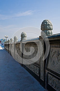 Chinese ancient Stone baluster