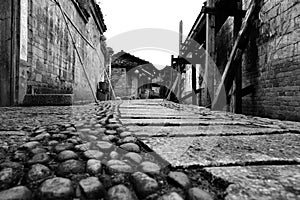 Chinese ancient street photo