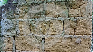 Chinese ancient wall close-up