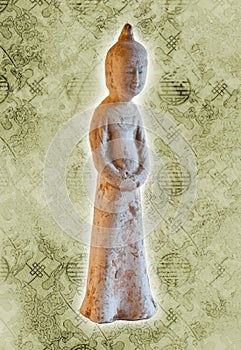 Chinese ancient woman statue - Tang dynasty