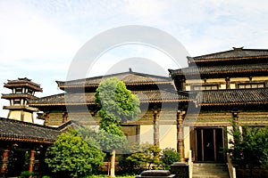 Chinese antique architecture in the style of the ancients