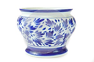 Chinese antique blue vase