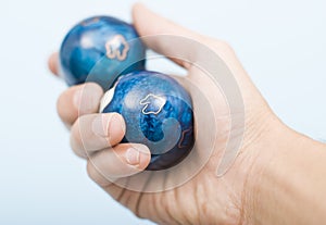 Chinese balls for relaxation of spirit and body