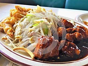 Chinese BBQ Pork Spareribs Dinner