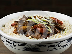 Chinese Beef and Black Bean Stir Fry Meal