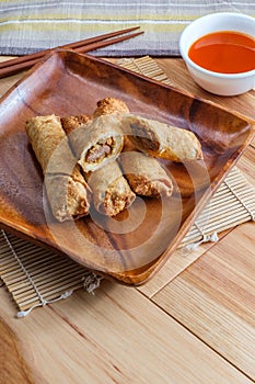 Chinese Beef Egg Rolls