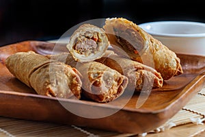 Chinese Beef Egg Rolls