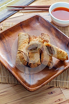 Chinese Beef Egg Rolls