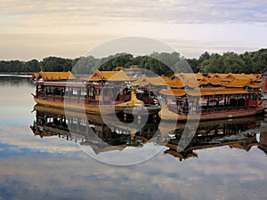 Chinese Boat In Summer Palace lakeÃ¯Â¼ÅChina,Beijing
