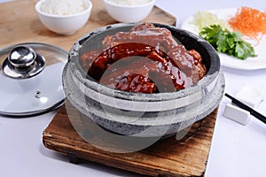 Chinese braised pork belly, dongpo pork photo