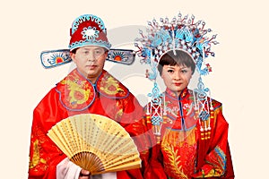 Chinese bride and groom