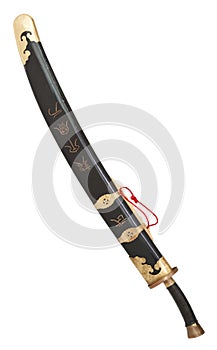 Chinese Broad Sword in scabbard