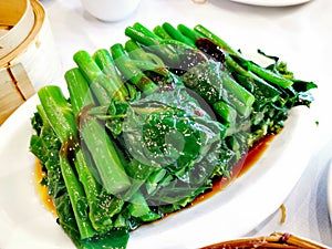 Chinese broccoli with oyster sauce @ Cantonese Yumcha