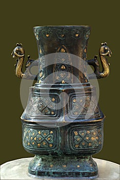 Chinese bronze pot