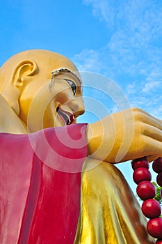 Chinese Buddha on white
