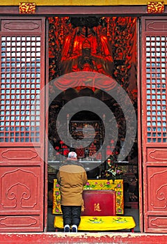 Chinese buddhist shrine