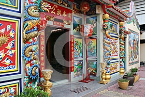 Chinese Buddhist temple, Bangkok, Thailand.