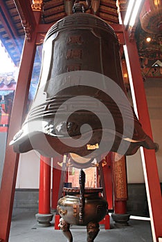 Chinese buddhist temple bell