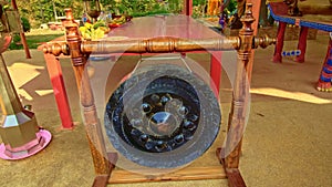 Chinese buddist temple on island Koh Chang. Buddhist asian siam history. Concept traditional history religion asia