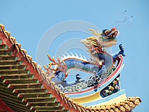 Chinese buddist temple roof