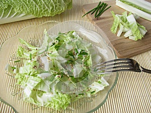 Chinese cabbage salad