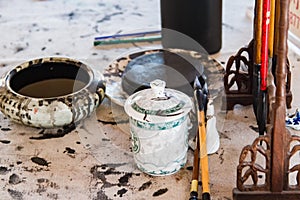 Chinese Caligraphy desk