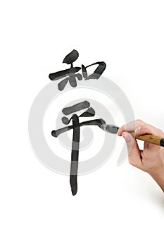 Chinese Calligraphy: Peace