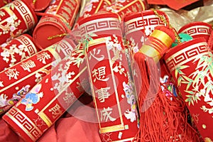 Chinese celebration firecrackers