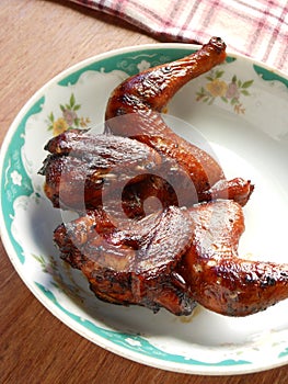 Chinese celebratory banquet cuisine roast squab