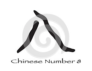 Chinese Character For The Number Eight