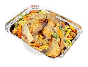 Chinese Chicken Chow Mein Take Away meal